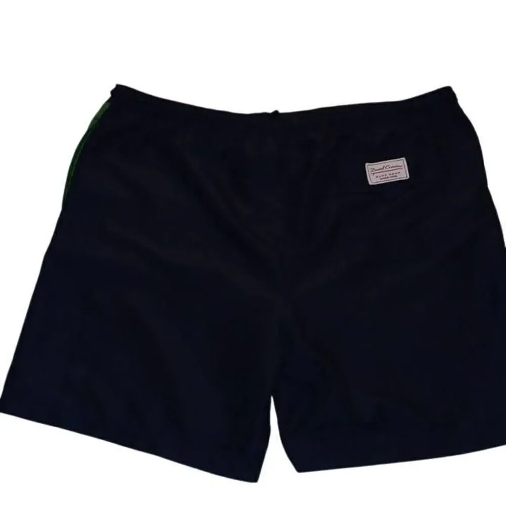 Cremieux Swim Shorts for Men Size XL  Navy & Green lined swim/board shorts Lengt